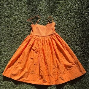 Zara Vibrant Orange Mini Dress